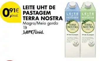 Pingo Doce Leite uht de pastagem terra nostra promoção