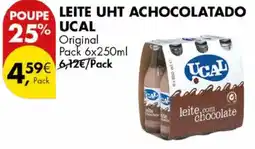 Pingo Doce Leite uht achocolatado ucal promoção