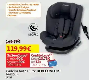 Auchan Bébé confort - cadeira auto i-size promoção