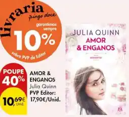 Pingo Doce Amor & enganos Julia Quinn promoção