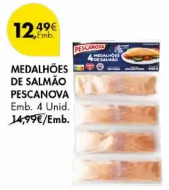 Pingo Doce Medalhões de salmão pescanova promoção