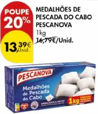 Pingo Doce Medalhões de pescada do cabo pescanova promoção