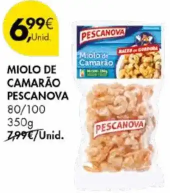 Pingo Doce Miolo de camarão pescanova 80/100 promoção