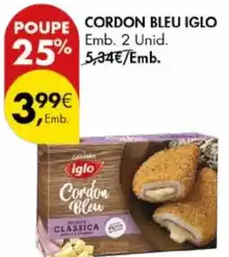 Pingo Doce Cordon Bleu Iglo promoção