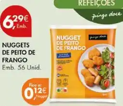 Pingo Doce Nuggets de peito de frango promoção