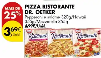 Pingo Doce Pizza ristorante dr. oetker promoção