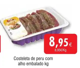 Froiz Costeleta de peru com alho embalado promoção