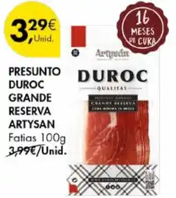 Pingo Doce Presunto duroc grande reserva artysan fatias promoção