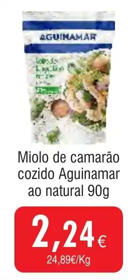 Froiz Miolo de camarão cozido Aguinamar ao natural promoção