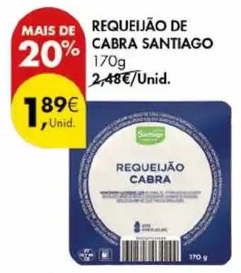 Pingo Doce Requeijão de cabra santiago promoção