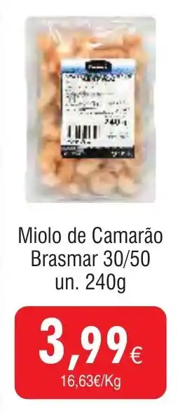 Froiz Miolo de Camarão Brasmar 30/50 un. promoção