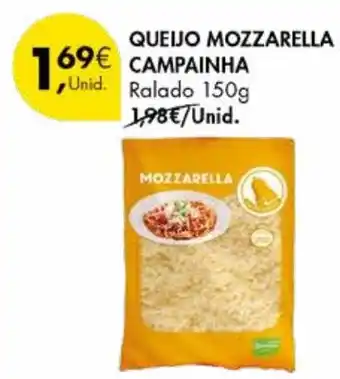 Pingo Doce Queijo mozzarella campainha unid. ralado promoção