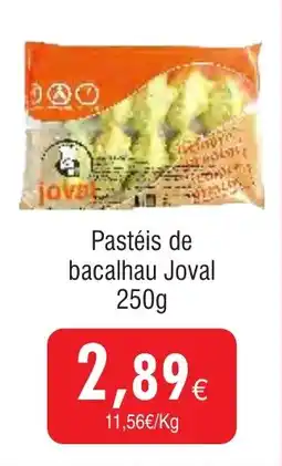 Froiz Pastéis de bacalhau Joval promoção