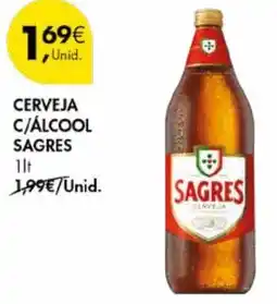 Pingo Doce Cerveja c/álcool sagres promoção