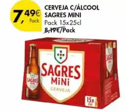 Pingo Doce Cerveja c/álcool sagres mini promoção