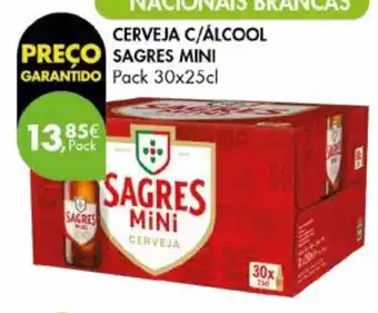 Pingo Doce Cerveja c/álcool sagres mini promoção