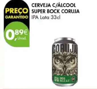 Pingo Doce Cerveja c/álcool super bock coruja promoção