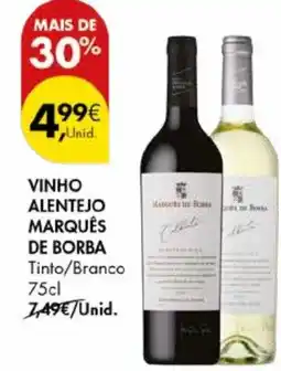 Pingo Doce Vinho alentejo marquês de borba tinto/branco promoção