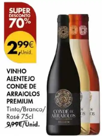 Pingo Doce Vinho alentejo conde de arraiolos premium promoção