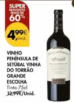 Pingo Doce Vinho península de setúbal vinha do torrão grande escolha tinto promoção