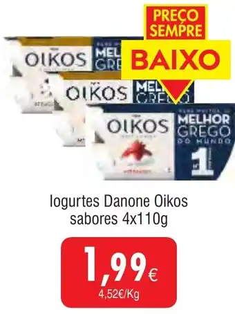 Froiz logurtes Danone Oikos sabores promoção