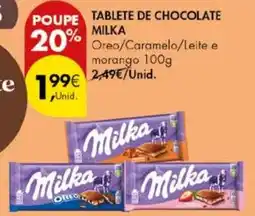 Pingo Doce Tablete de chocolate milka promoção