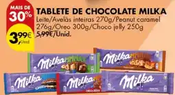 Pingo Doce Tablete de chocolate milka promoção