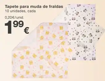 kik Tapete para muda de fraldas promoção