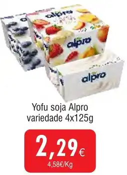 Froiz Yofu soja Alpro variedade promoção