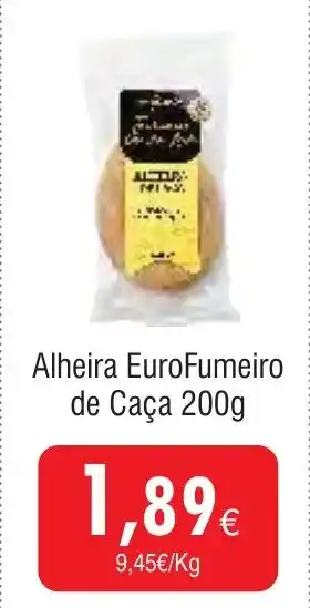 Froiz Alheira EuroFumeiro de Caça promoção