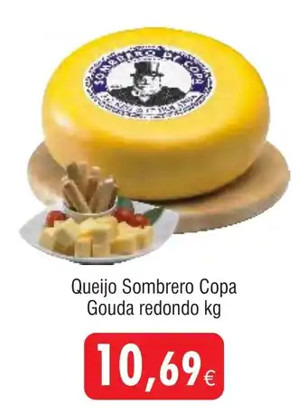 Froiz Queijo Sombrero Copa Gouda redondo promoção