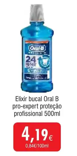 Froiz Elixir bucal Oral B pro-expert proteção profissional promoção