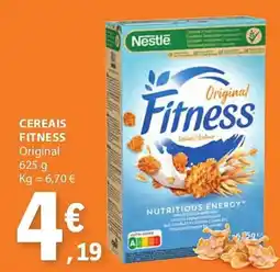 E.Leclerc Cereais fitness original promoção