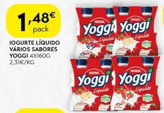 Spar Iogurte líquido vários sabores yoggi promoção