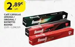 Spar Café cápsulas intenso/ original/ ristretto buondi promoção