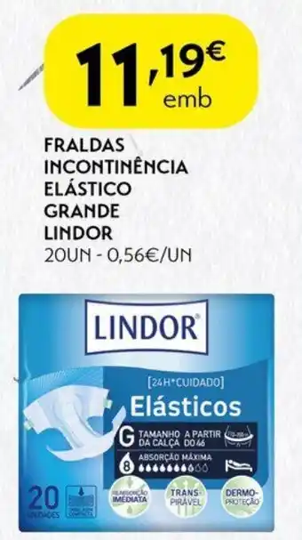 Spar Fraldas incontinencia elástico grande lindor promoção