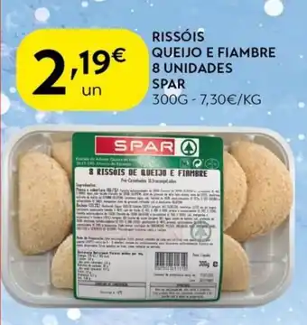 Spar Rissóis queijo e fiambre 8 unidades spar promoção