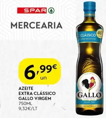 Spar Azeite extra clássico gallo virgem promoção