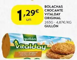 Spar Bolachas crocante vitalday original promoção