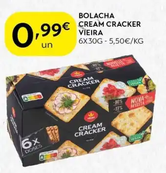 Spar Bolacha cream cracker vieira promoção