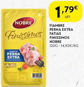 Spar Fiambre perna extra fatias finissimos nobre promoção