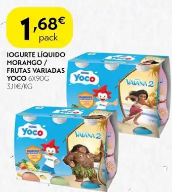 Spar Iogurte líquido morango / frutas variadas yoco promoção