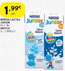 Spar Bebida láctea junior 1+ / 3+ nestlé promoção