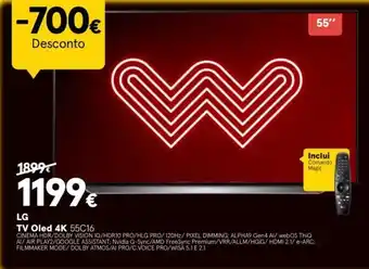 Worten LG TV Oled 4K 55C16 promoção