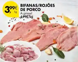 Pingo Doce Bifanas/rojões de porco promoção