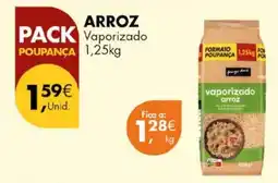 Pingo Doce Arroz Vaporizado promoção