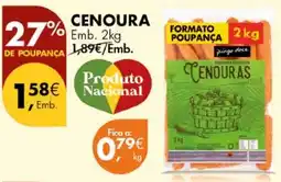 Pingo Doce Cenoura promoção