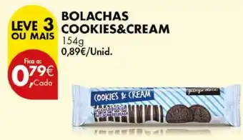 Pingo Doce Bolachas cookies&cream promoção