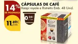 Pingo Doce Cápsulas de café promoção