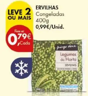 Pingo Doce ERVILHAS Congeladas promoção